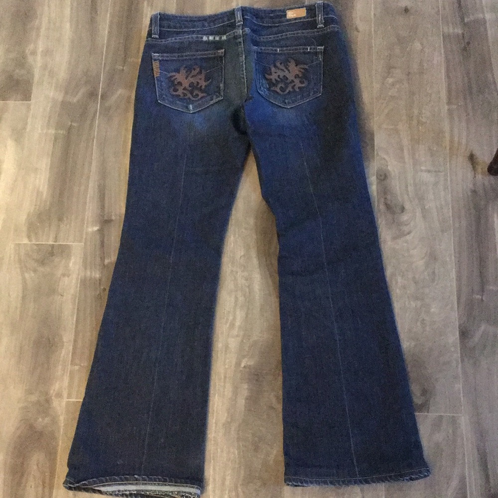 Paige denim design jeans size 28 hemmed